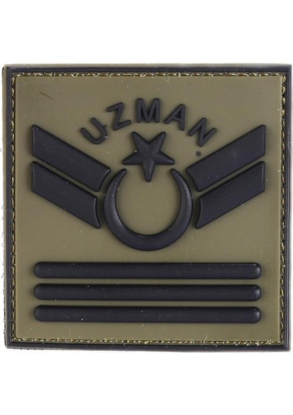 Plastik Patch - Peç Uzman Rütbe Haki-Uzm.kd3 indirimleri