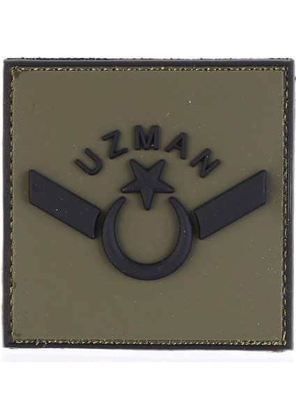 Plastik Patch - Peç Uzman Rütbe Haki-Uzm.kd1