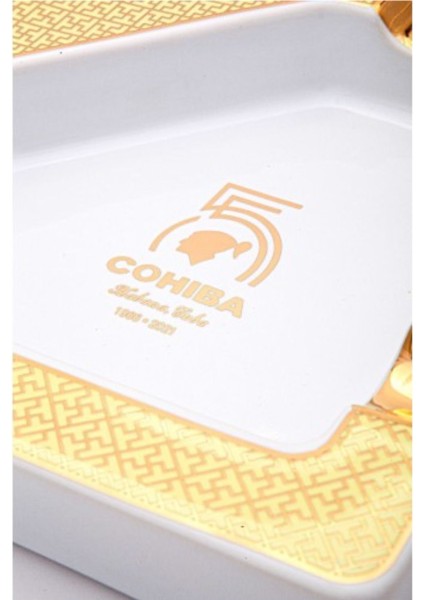 Gold Büyük Porselen Puro Küllüğü CKL0103