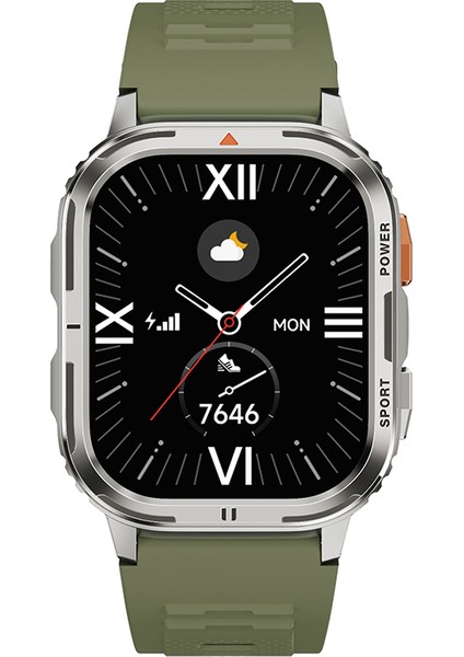 SW05 Watch Ios ve Android Uyumlu Tft Ekranlı IP68 Sertifikalı Akıllı Saat Gümüş