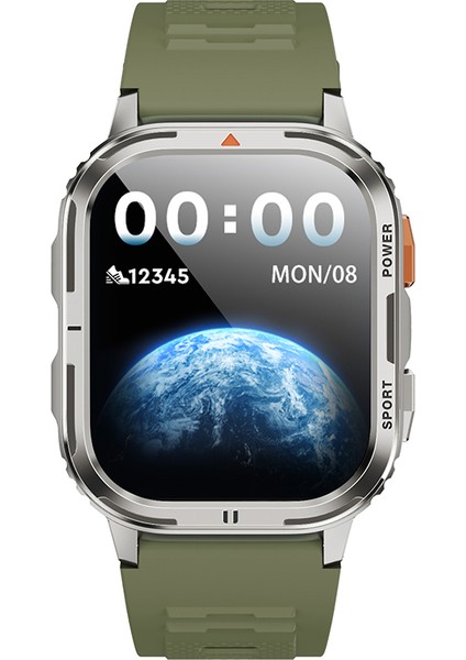 SW05 Watch Ios ve Android Uyumlu Tft Ekranlı IP68 Sertifikalı Akıllı Saat Gümüş