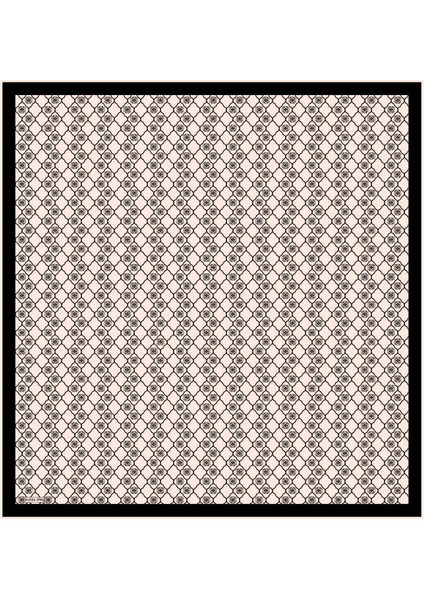 Krem Monogram Ipek Eşarp fiyatları