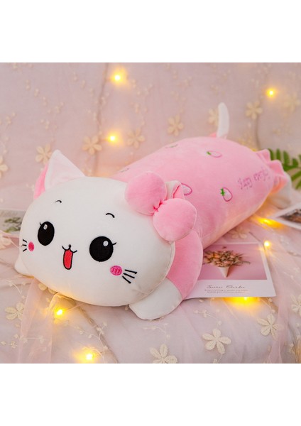 60CM Sevimli Kedi Peluş Oyuncak Bebek Yastık Hediye (Yurt Dışından)