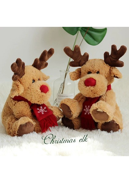 30CM Geyik Bebek Peluş Oyuncak Bebek Bebek Yastık Hediye (Yurt Dışından)