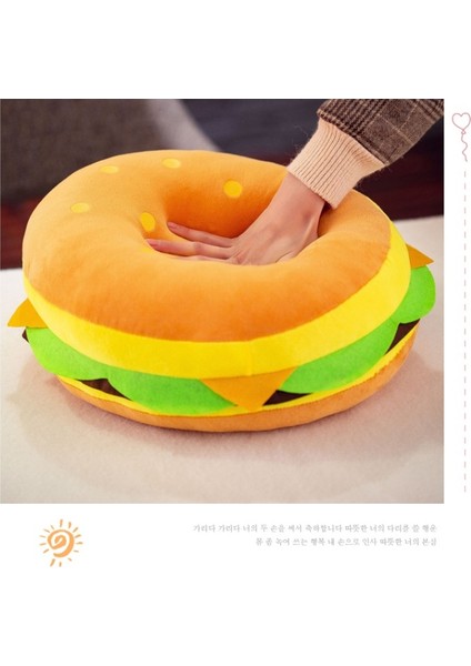 30CM Burger Peluş Bebek Oyuncak Yastık Hediye (Yurt Dışından) fırsatları