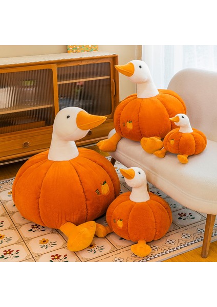 105CM Balkabağı Ördek Peluş Bebek Sevimli Yastık (Yurt Dışından)