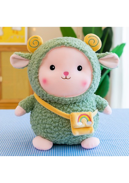 38CM Sevimli Koyun Peluş Bebek Bebek Yastık Hediye (Yurt Dışından)