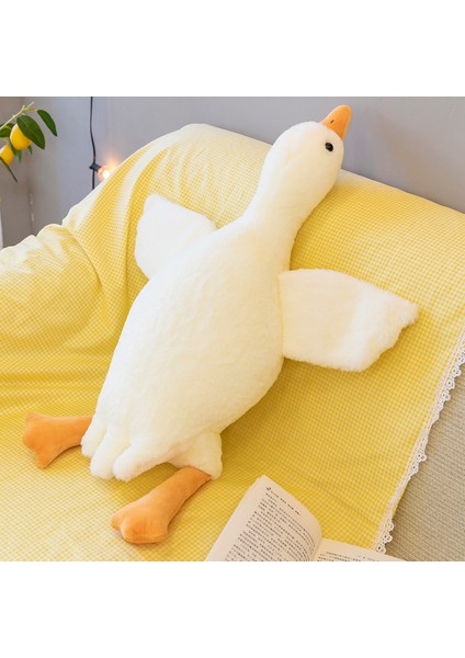 190CM Beyaz Kaz Yastığı Yastık Peluş Oyuncak Bebek Doğum Günü Hediyesi (Yurt Dışından)