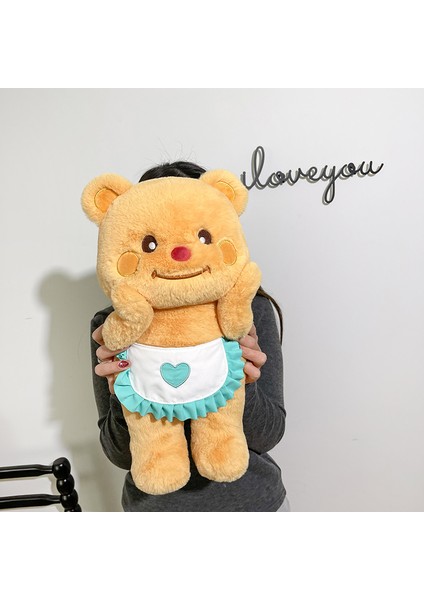 55CM Sevimli Tereyağı Ayı Peluş Bebek Bebek Yastık Hediye (Yurt Dışından)