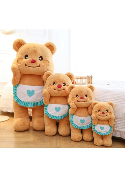 55CM Sevimli Tereyağı Ayı Peluş Bebek Bebek Yastık Hediye (Yurt Dışından)