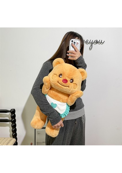 55CM Sevimli Tereyağı Ayı Peluş Bebek Bebek Yastık Hediye (Yurt Dışından)