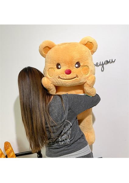 45CM Sevimli Tereyağı Ayı Peluş Bebek Bebek Yastık Hediye (Yurt Dışından)