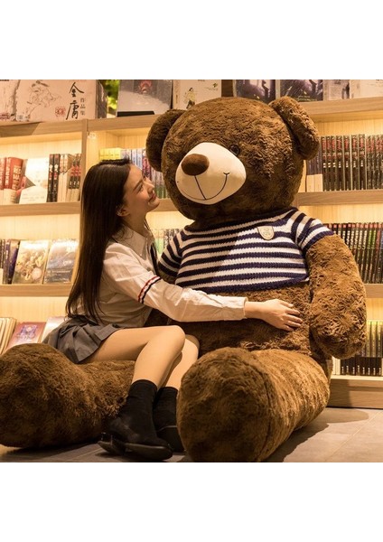 80CM Sevimli Oyuncak Ayı Peluş Bebek Bebek Yastık Hediye (Yurt Dışından)