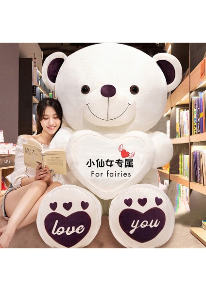 140CM Sevimli Oyuncak Ayı Peluş Bebek Bebek Yastık Hediye (Yurt Dışından)