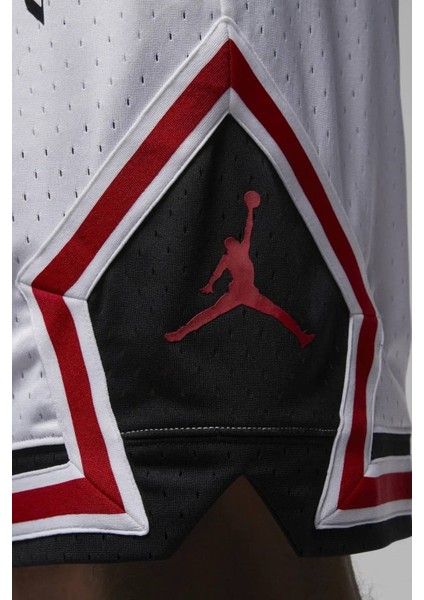 Jordan Sport Diamond Shorts Erkek Şort Beyaz Kırmızı modelleri