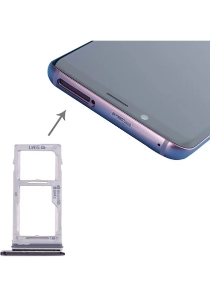 Ally Samsung Galaxy S9S9+ Plus Için Sim Hafıza Kart Kapağı TUTUCU-(5775) - BLS9863-5828