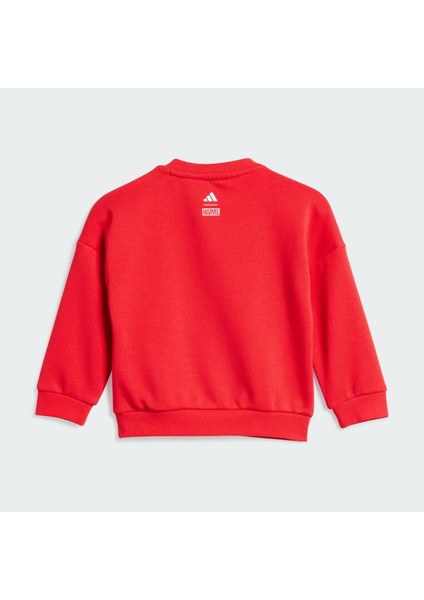 AJF3630 Adidas x Marvel Spider-Man Bebek Eşofman Takımı Kırmızı modelleri