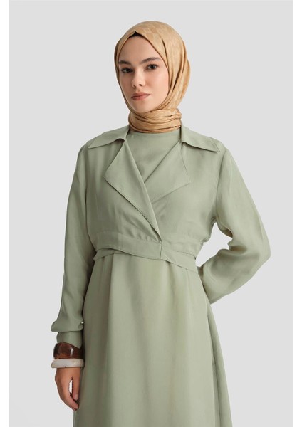Bluz Elbiseli Takım 25Y6009 Çağla