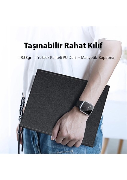 Dux Ducis iPad 7/8/9 10.2 Tk Series Kablosuz Bluetooth Klavye Touchpad KILIF-(5775 - BLS8259-2033