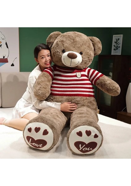 160CM Sevimli Oyuncak Ayı Peluş Bebek Bebek Yastık Hediye (Yurt Dışından)