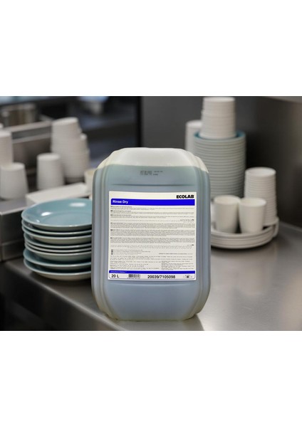 Rinse Dry 20L Endüstriyel Bulaşık Makinaları Için Durulama Ürünü