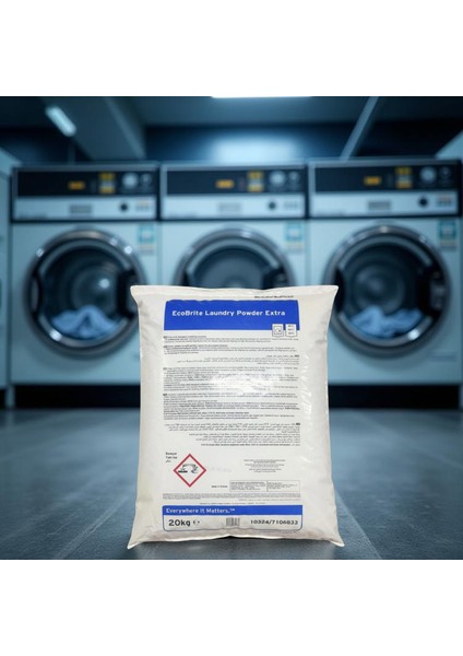 Laundry Power Extra Enzim Bazlı, Ağartıcılı, Optik Parlatıcı Içeren Komple Yıkama Toz Deterjanı 18 kg