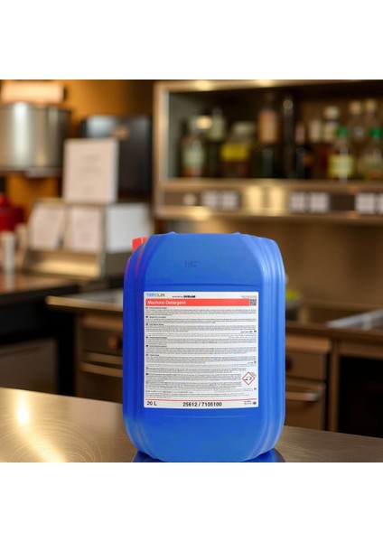Topclin Dishmachine Detergent - Endüstriyel Bulaşık Makineleri Için Sıvı Deterjan 20L (22,3kg)
