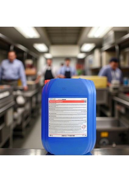 Topclin Dishmachine Detergent - Endüstriyel Bulaşık Makineleri Için Sıvı Deterjan 20L (22,3kg)