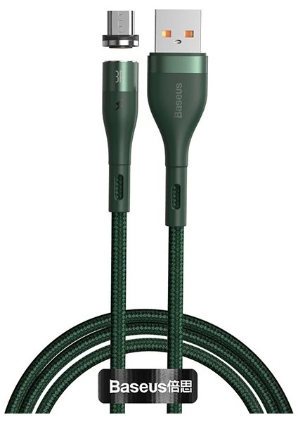 Baseus Zinc Safe Manyetik USB Kablo Şarj Android Micro 2.1A 1METRE-(5775) - BLS9544-1201