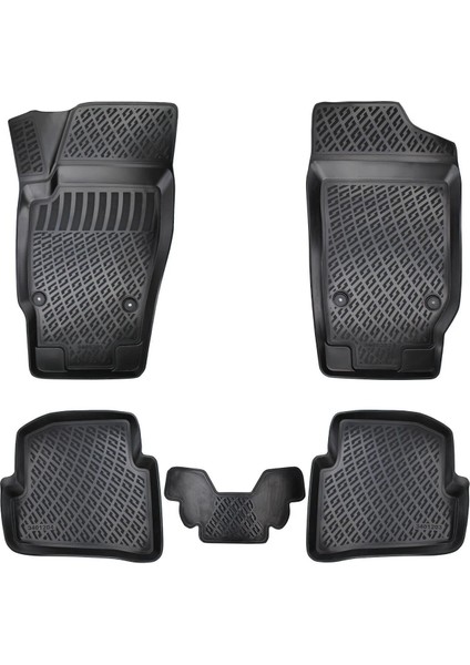 Skoda Fabıa 3D Siyah Havuzlu Paspas 1999 ve 2007