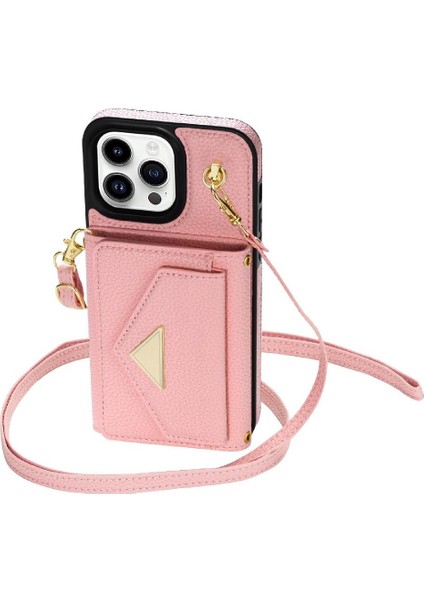 IPhone 14 Pro Akordeon Kart Cüzdan Kılıf Crossbody Kayışı ile Uyumlu (Yurt Dışından) fiyatları