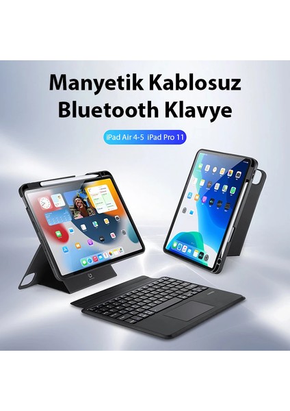 Dux Ducis iPad Air 4-5 iPad Pro 11 Dk Series Kablosuz Bluetooth KLAVYE-(5775) - BLS6810-2732