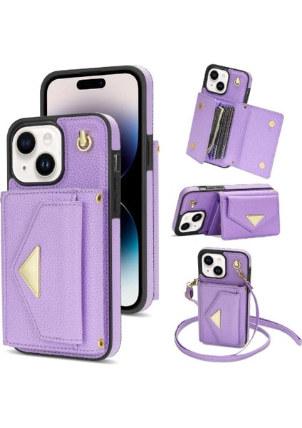 IPhone 15 Artı Akordeon Kart Cüzdan Kılıf Koruyucu Kart ile Uyumlu (Yurt Dışından)