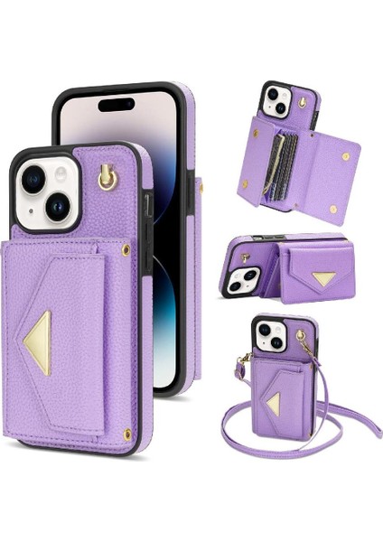 IPhone 15 Akordeon Kart Cüzdan Kılıf ile Uyumlu Pu Deri Manyetik (Yurt Dışından) modelleri