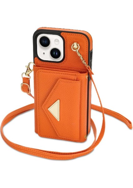 IPhone 15 Akordeon Kart Cüzdan Kılıf ile Uyumlu Pu Deri Manyetik (Yurt Dışından)