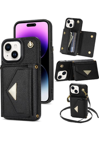 IPhone 14 Plus Akordeon Kart Cüzdan Kılıf Kart Tutucu Pu ile Uyumlu (Yurt Dışından) indirimleri