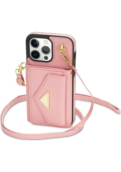 IPhone 15 Pro Akordeon Kart Cüzdan Kılıf Koruyucu Kapak ile Uyumlu (Yurt Dışından)