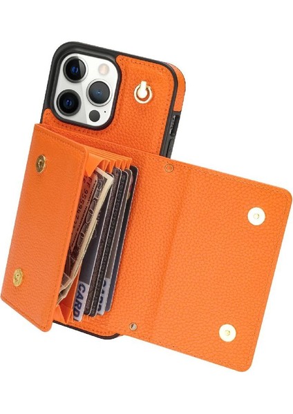 IPhone 15 Pro Max Akordeon Kart Cüzdan Kılıf Pu Deri ile Uyumlu (Yurt Dışından) modelleri