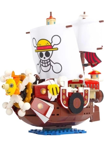 One Piece Miles Sunshine Korsan Gemisi Chopper Figür Montaj Yapı Taşları Oyuncak (Yurt Dışından)