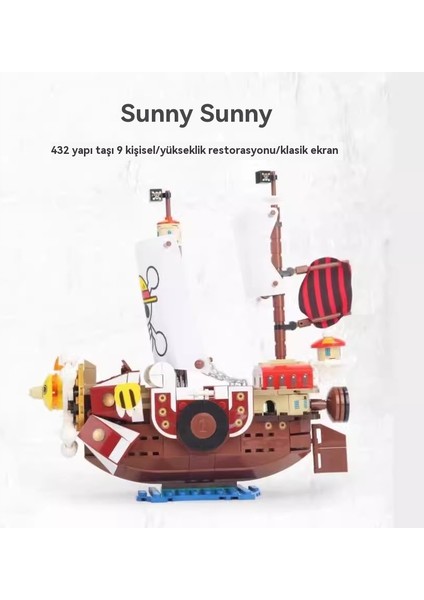 One Piece Miles Sunshine Korsan Gemisi Chopper Figür Montaj Yapı Taşları Oyuncak (Yurt Dışından) indirimleri