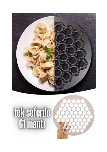 Mantı Kalıbı Tek Seferde 61 Mantı Lallula Design
