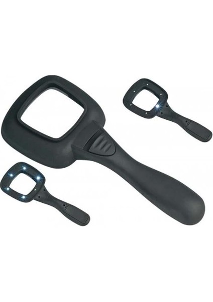 6 Ledli ve Mor Işıklı Büyüteç 60MM - BLS5155-7272