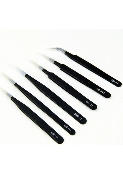 ESD-101112131415 6 Parça Anti Statik Cımbız SET-(5775) - BLS1095-3914