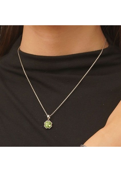 Şanslı Yeşil Dört Yapraklı Yonca Charm, 925 Ayar Gümüş modelleri