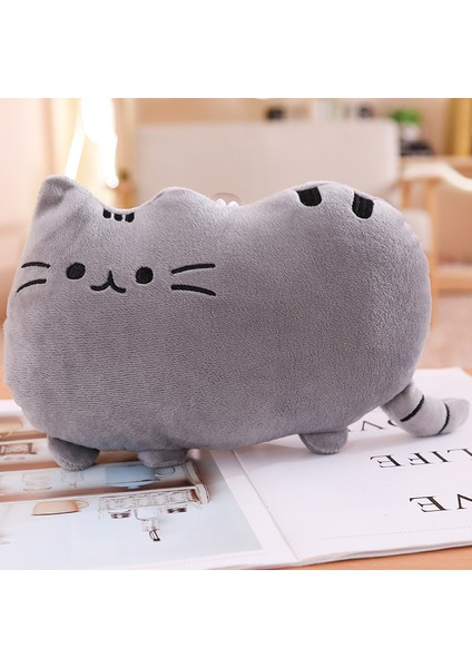 40CM Sevimli Kurabiye Kedi Peluş Oyuncak Bebek Yastık Hediye (Yurt Dışından)