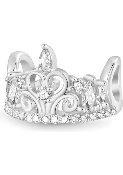 Sindirella (Külkedisi) Taç Charm, 925 Ayar Gümüş