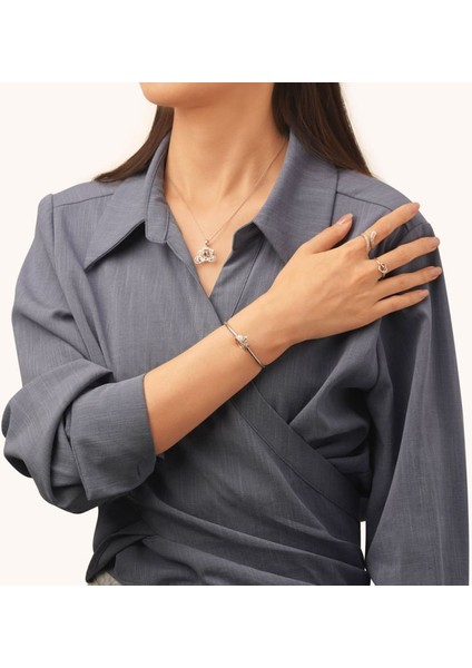 Sindirella (Külkedisi) Taç Charm, 925 Ayar Gümüş indirimleri