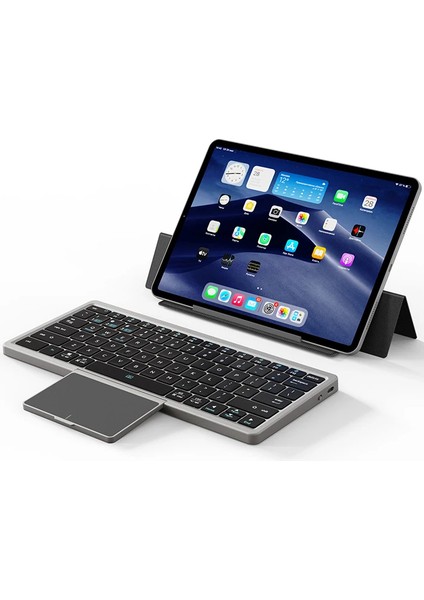 Dux Ducis Universal Ok Series Kablosuz Bluetooth Klavye Touchpad KILIF-(5775) - BLS2194-9967