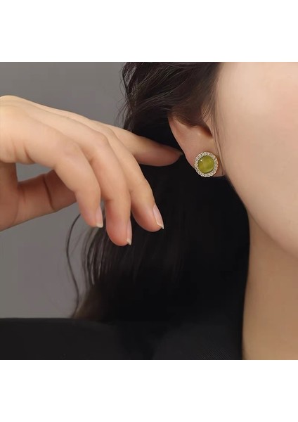 Kulak Deliksiz Kulak Klipsi Küpe 925 Inci Vintage Küpe Mücevher (Yurt Dışından)
