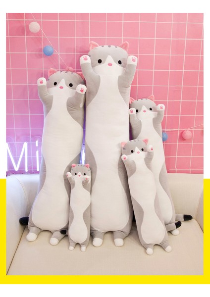 130CM Uzunluğunda Kedi Klip Bacaklar Peluş Oyuncak Bebek Bebek Yastık Hediye (Yurt Dışından) fiyatları